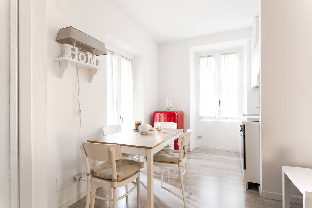 The Kitchen & The dining table