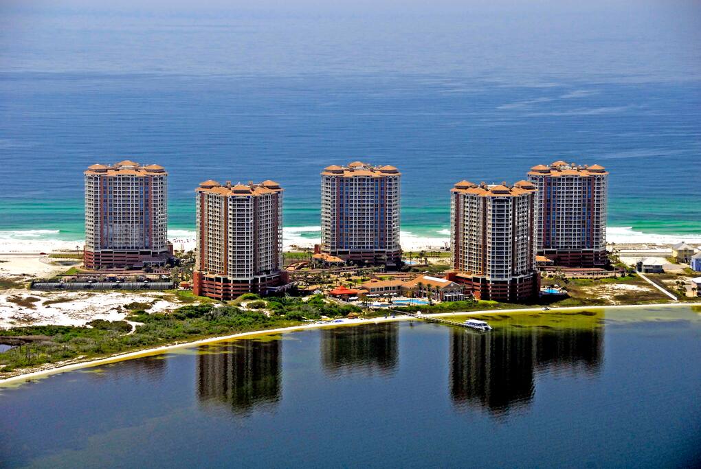 Unobstructed view from each room.