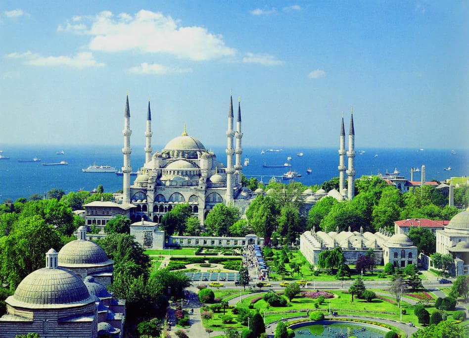 blue mosque is in a few minutes walk