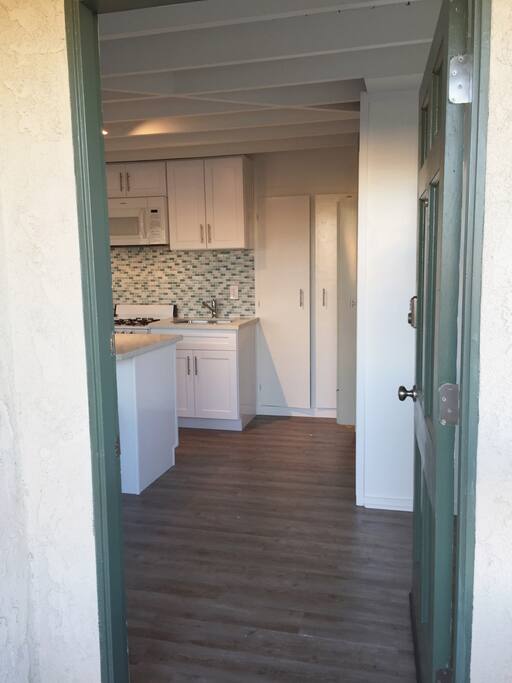 As you enter the unit