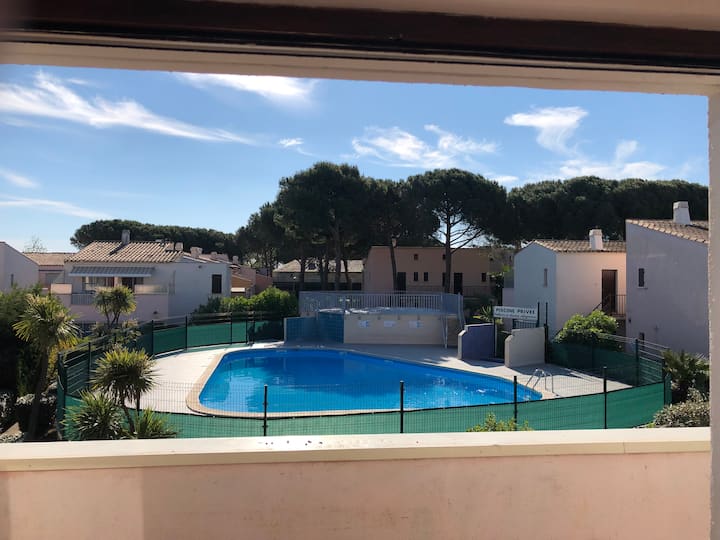T2 27m Tout Equipe Dans Residence Avec Piscine. - Agde