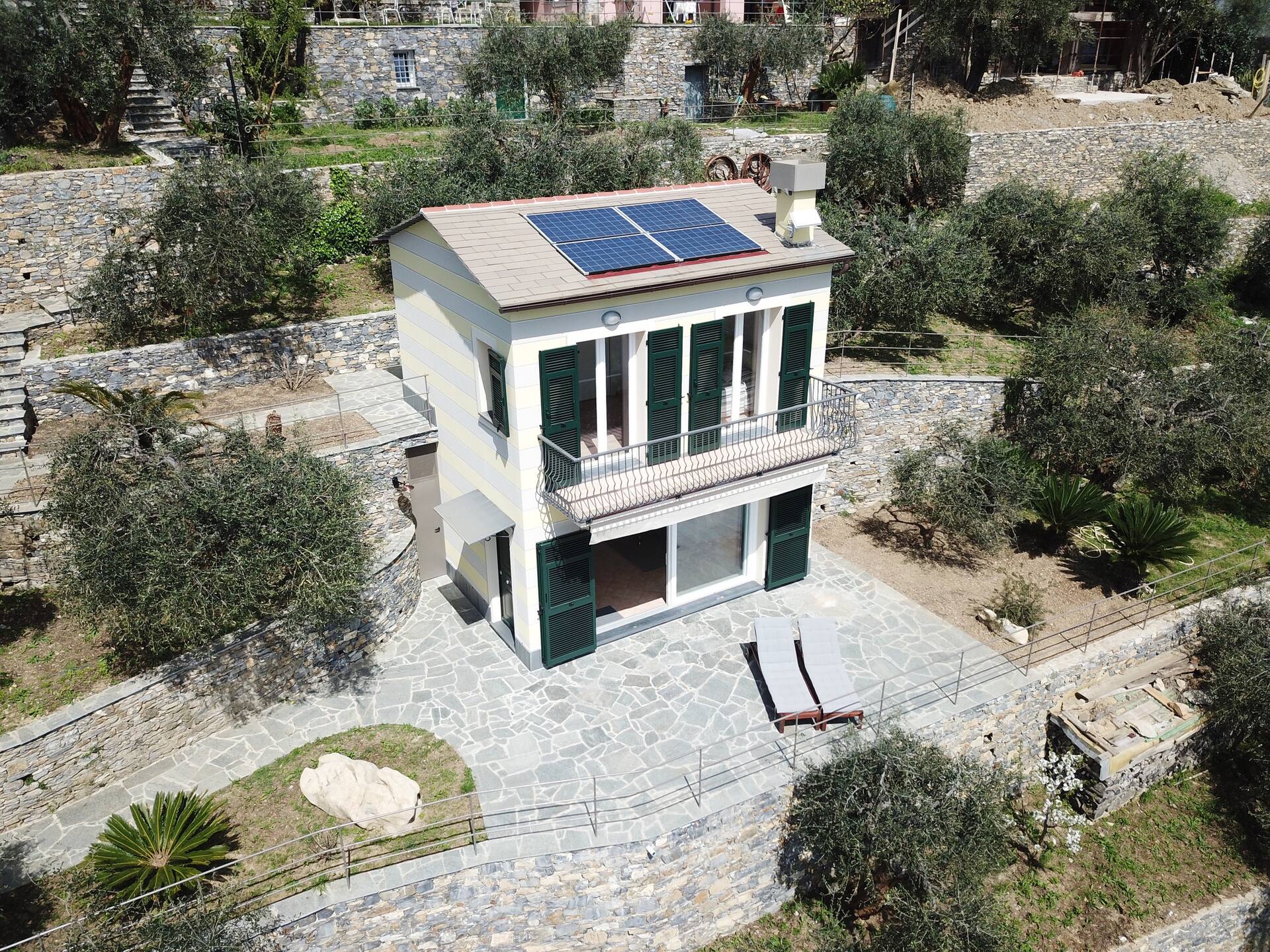 Villino Olivia, view of Portofino promontory