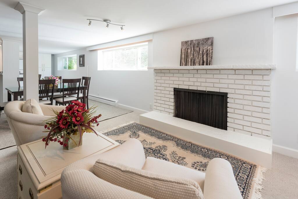 Tub chairs in spacious living room area