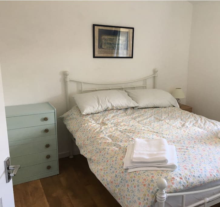 One of two comfortable double bedrooms