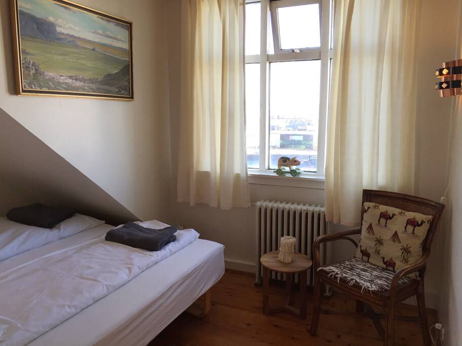The second bedroom, top floor.