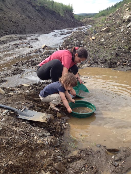 Some good old fashion Gold panning for everyone.
