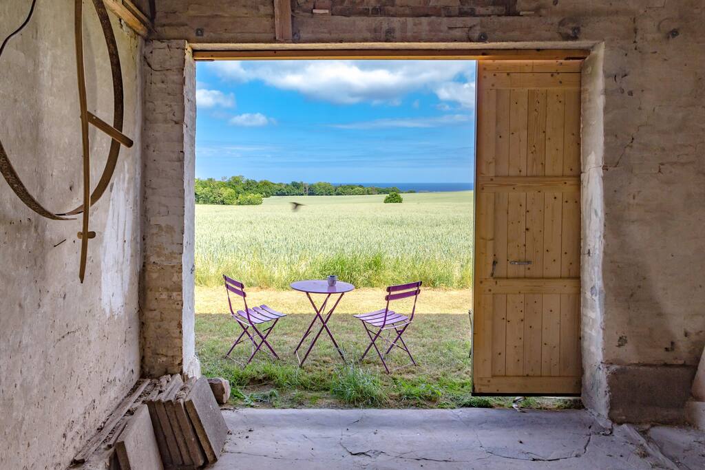 View from the barn
