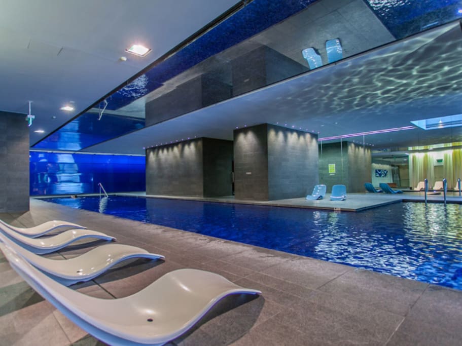 Indoor and outdoor 50 meter pool