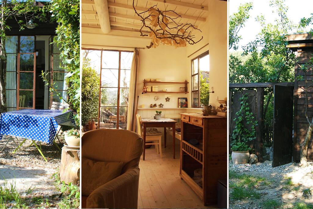 Nid douillet, studio indépendant. Lumineux. Sud Ardèche, Cévennes