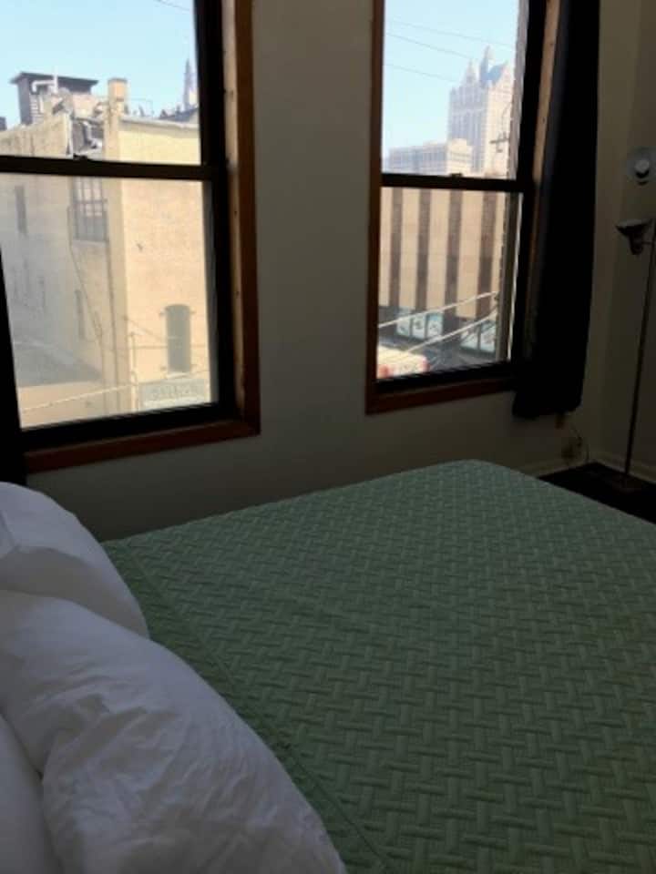 Vista de la habitación del nivel inferior