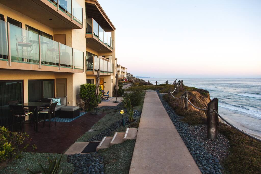 Both ground floor oceanfront condos side by side!