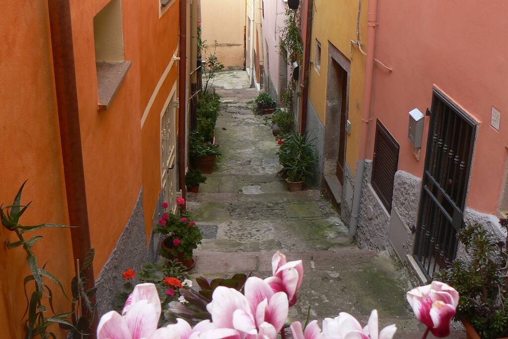La casa nella via Scala Portella