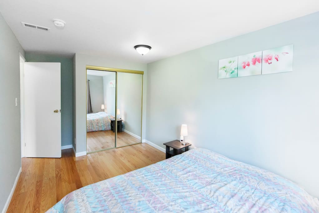 Bedroom #1 with a queen bed