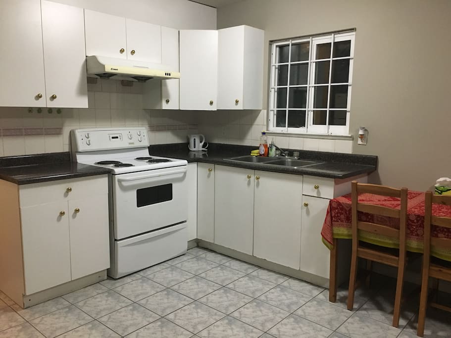 Kitchen and Dining Area