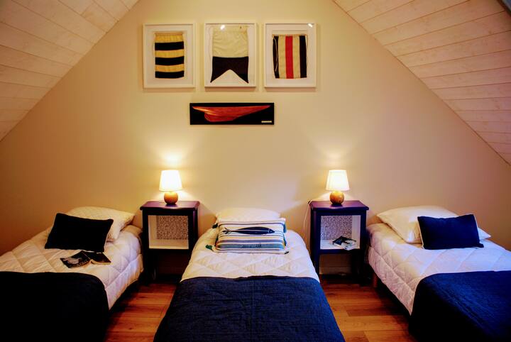 Zimmer für 3, 3 Einzelbetten