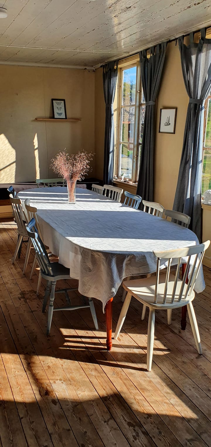 大厅设有沙发、扶手椅、长桌、书桌和大窗户，东方和西方都有可爱的光线。