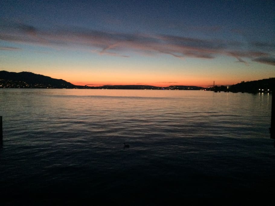 Sicht auf Zürich