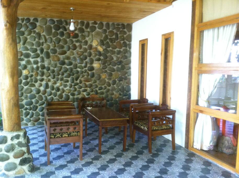 front terrace