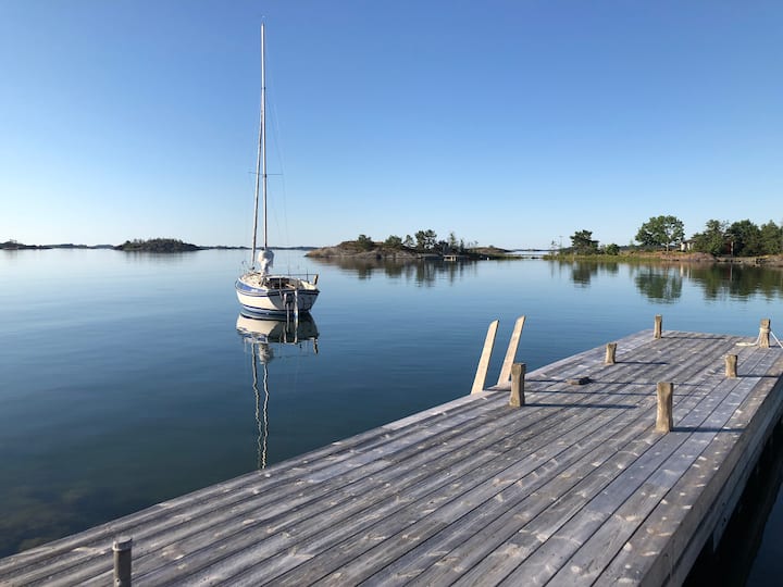 Vue sur la mer à Arkösund, Archipel de SainteAnne Cabanes à louer à Norrköping Ö