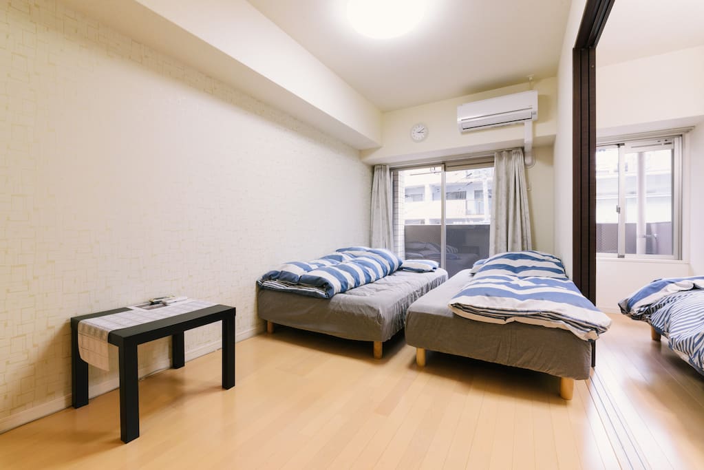 Separated bedroom