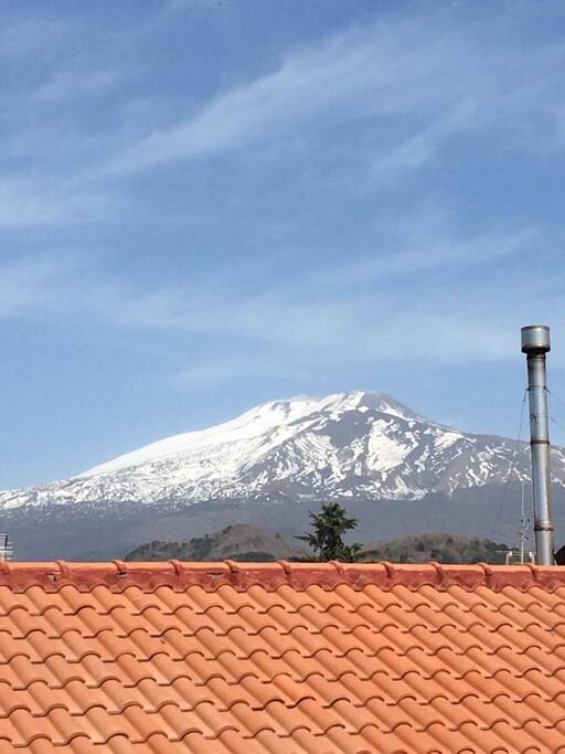 Etna from Terrace/ Etna dalla Terrazza