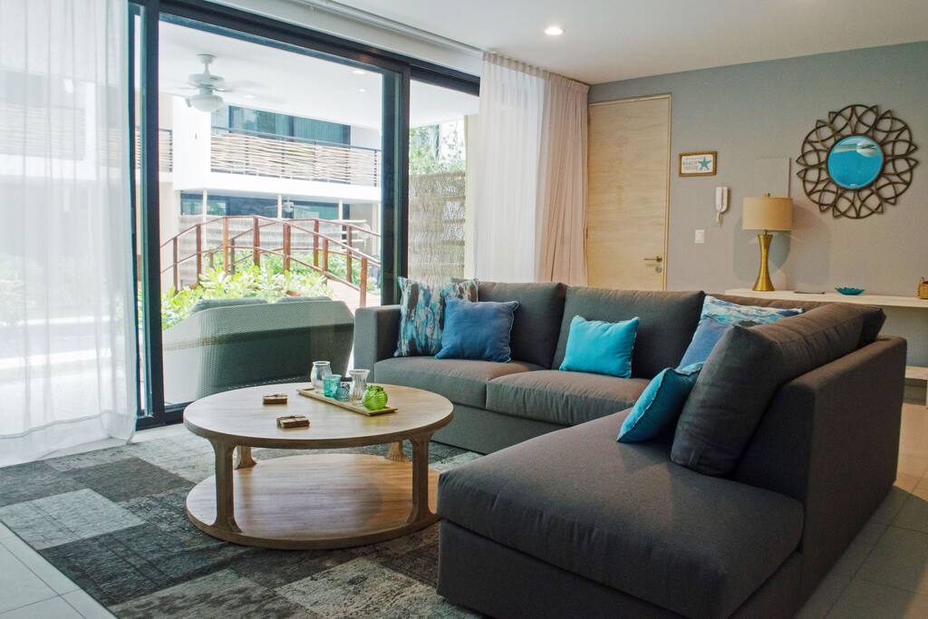 Comfortable spaces and furniture