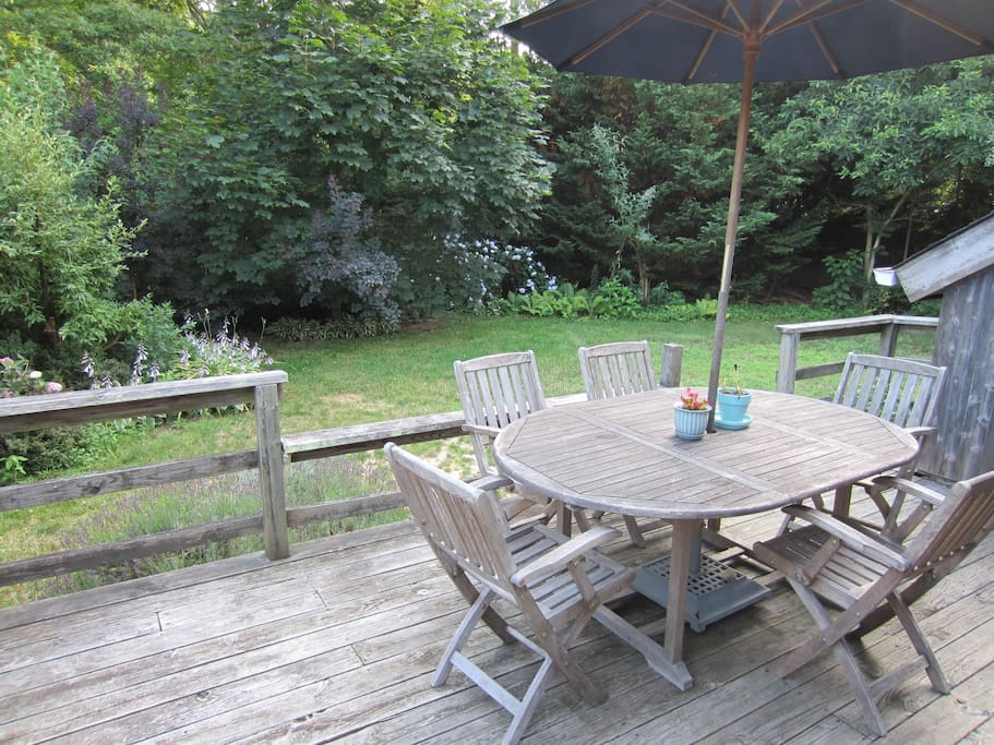 Outdoor Deck with Grill