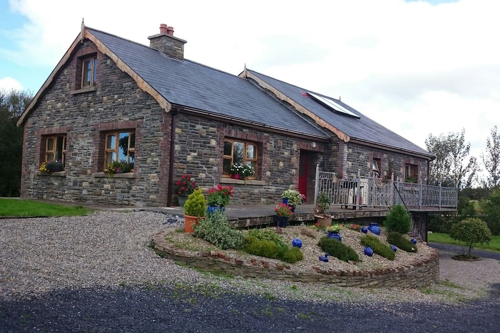 Stone clad house