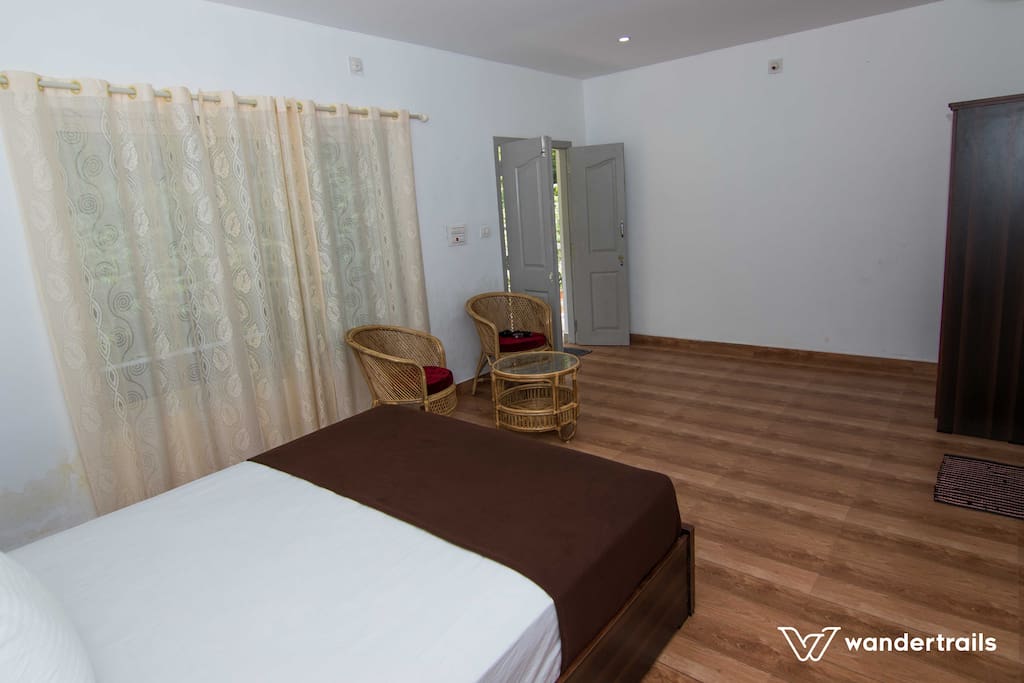 The bedrooms are well furnished and contains basic amenities