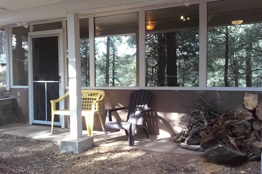 View of private patio