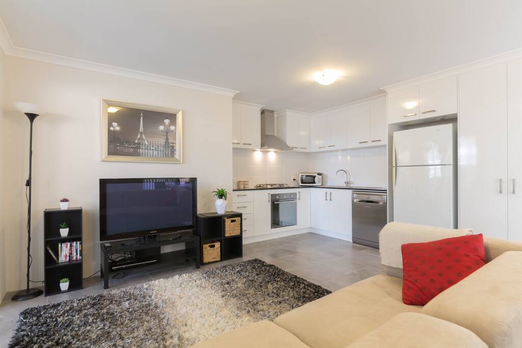 Fully equipped kitchen, espresso coffee machine,