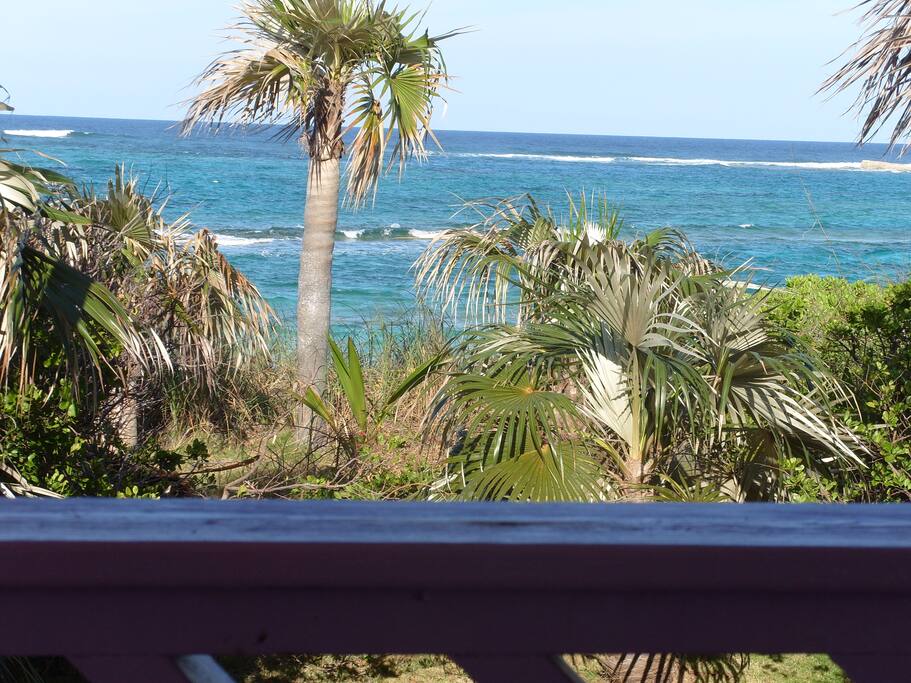 Ocean view from the veranda