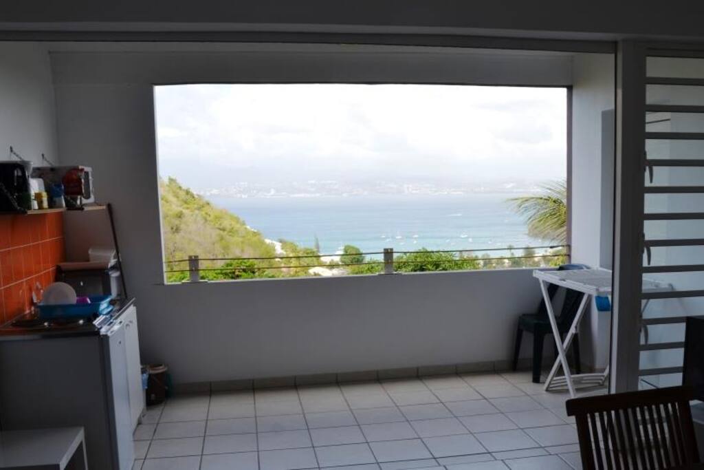 Villa Ansalane - T2 Anna - Vue mer par temps couvert
