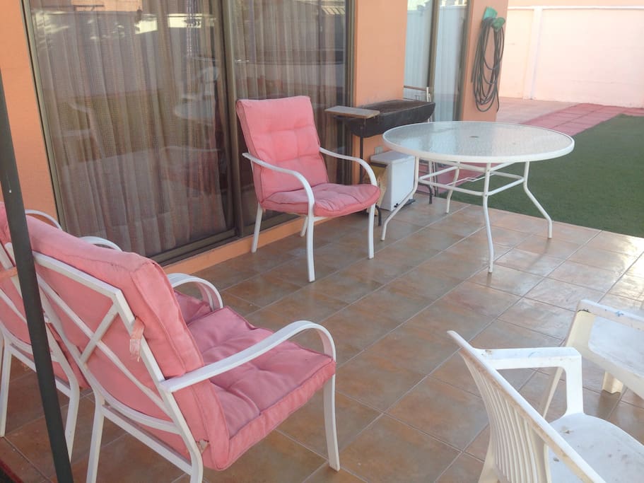 Terraza para asados