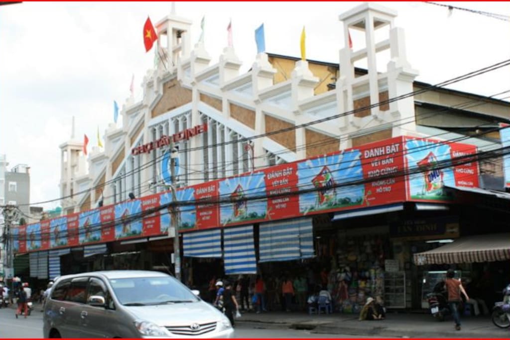 Local market within walking distance