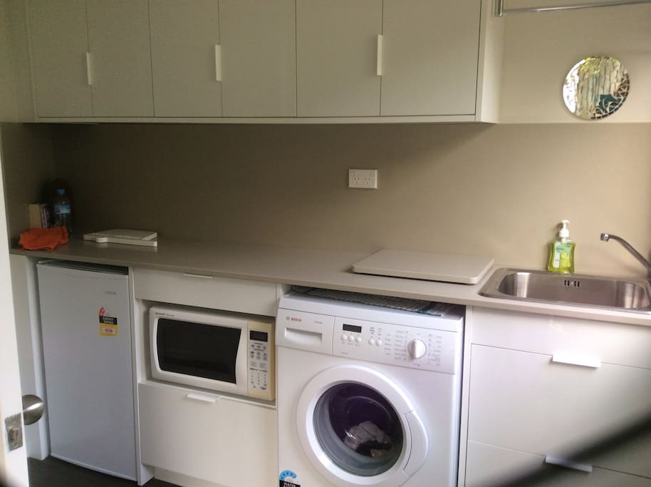 Laundry/Kitchen for guests to use