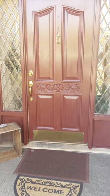 Guest Entrance -- Primarily used for guests during your stay.