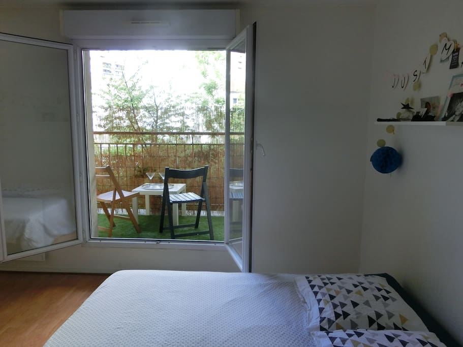 Chambre 1 avec accès terrasse