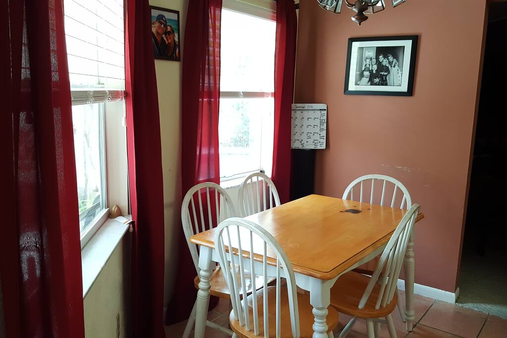 Breakfast table