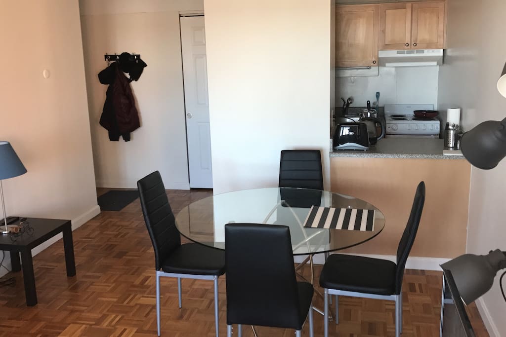 Kitchen and dinner table