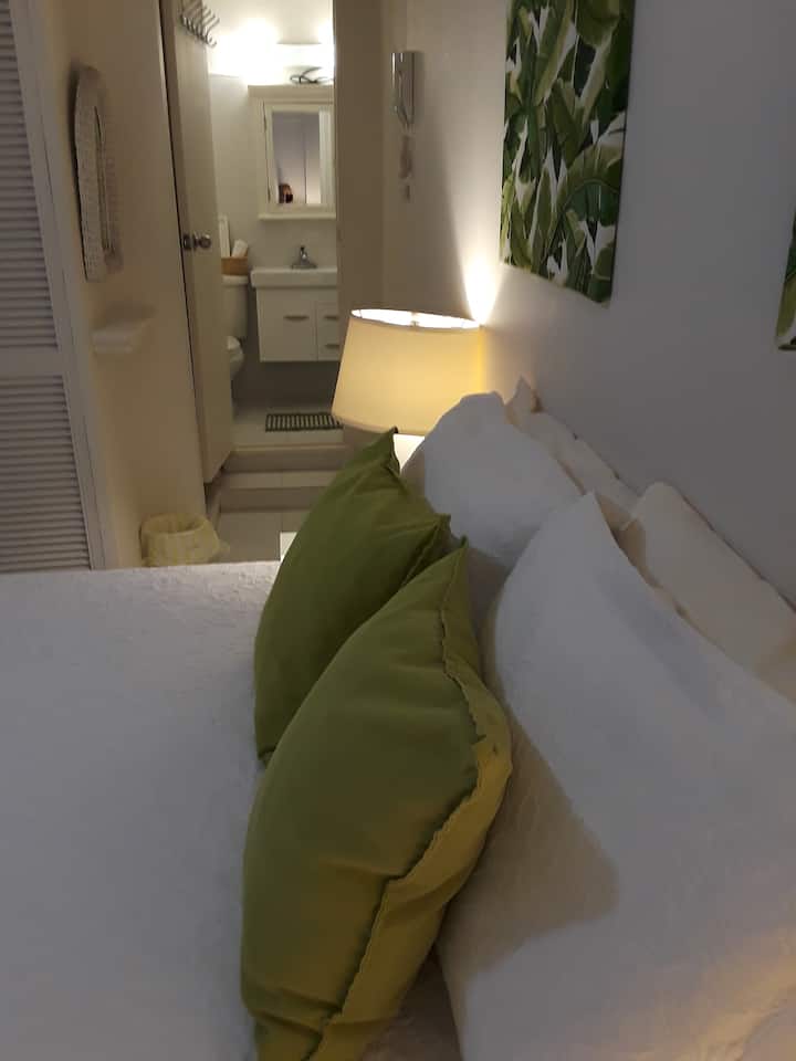 Bedroom to bathroom
