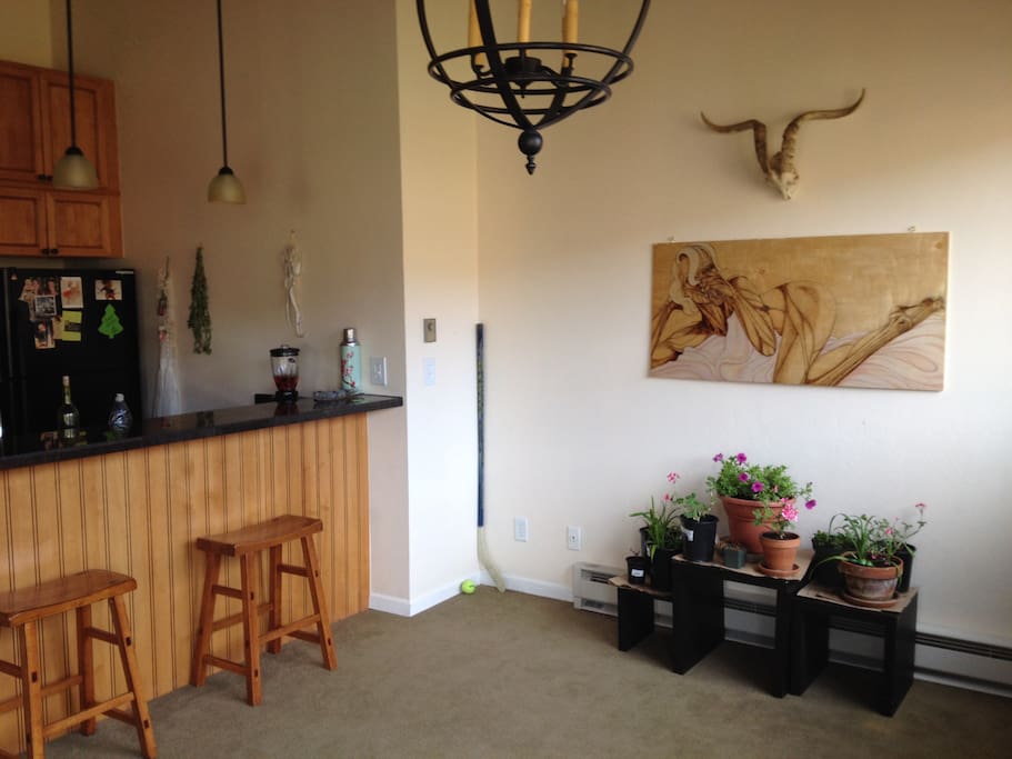 Breakfast Bar and Indoor Garde
