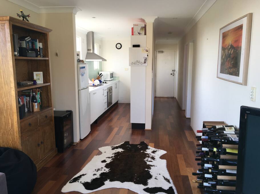 Kitchen and corridor