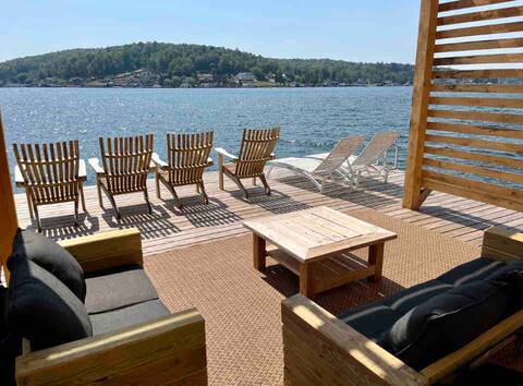 Enjoy the view from a stylish 5 bedroom home.