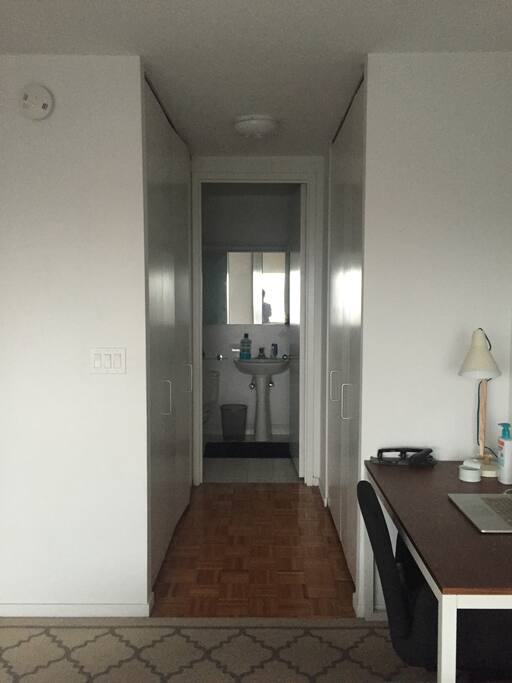 Workspace / Closet / Bathroom
