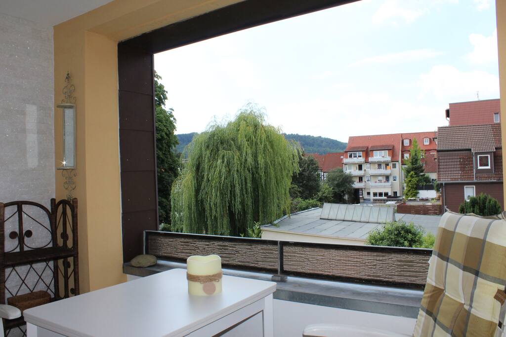 Blick von der herrlichen Loggia