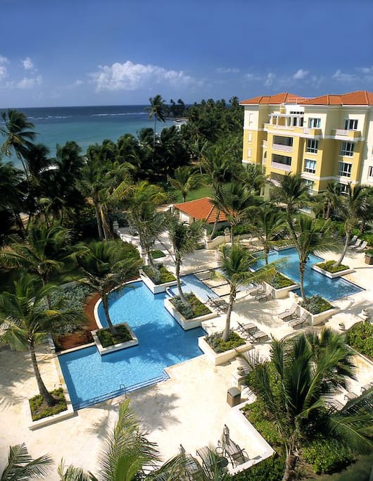 One of two pools within our complex