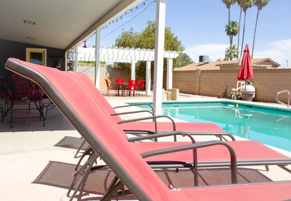 This patio was made for lounging