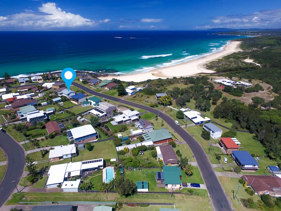 Aerial location shot