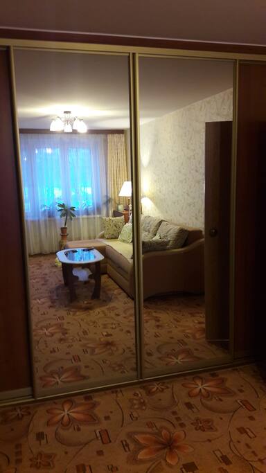 Large wardrobe in living room